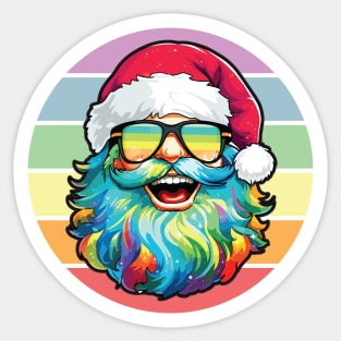 Gay Santa Claus LGBTQ Christmas Queer Pride Homosexual Sticker